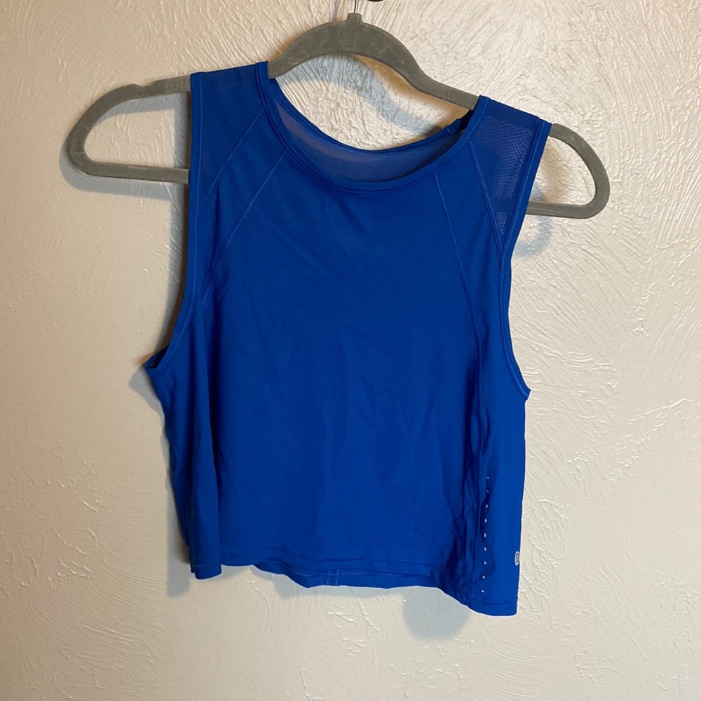 Lululemon sculpt crop tank